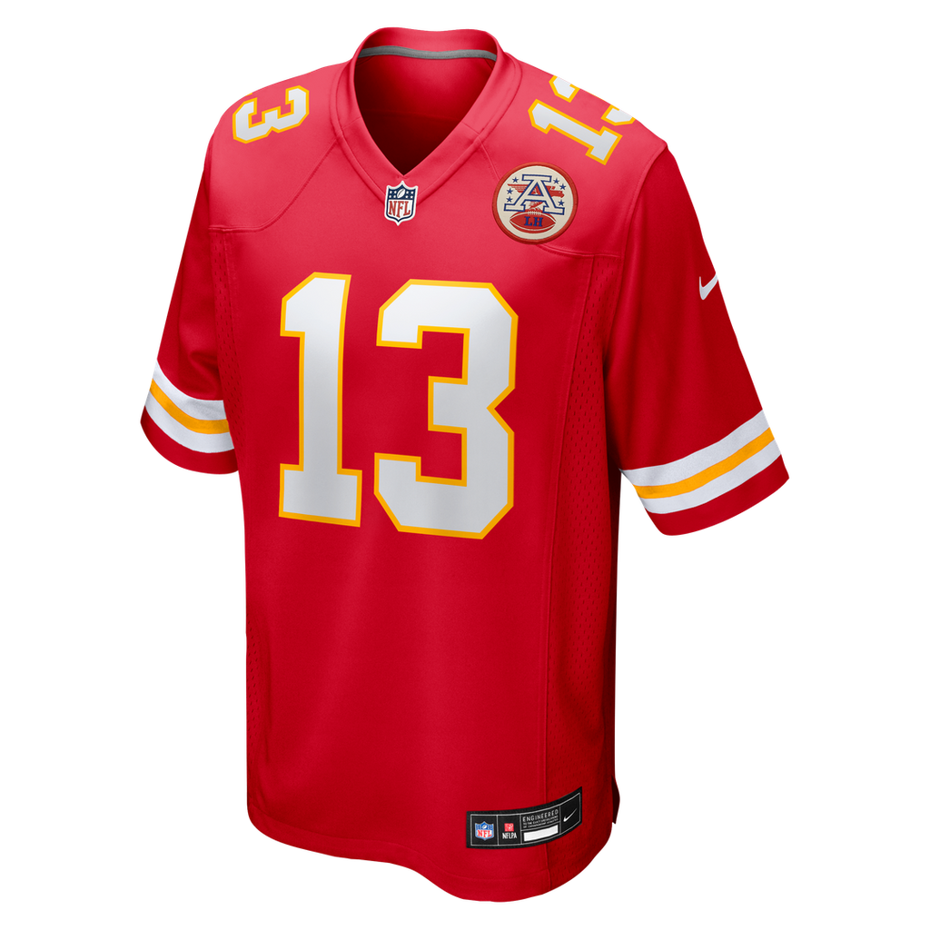 Nazeeh Johnson Kansas City Chiefs Game Jersey - Red