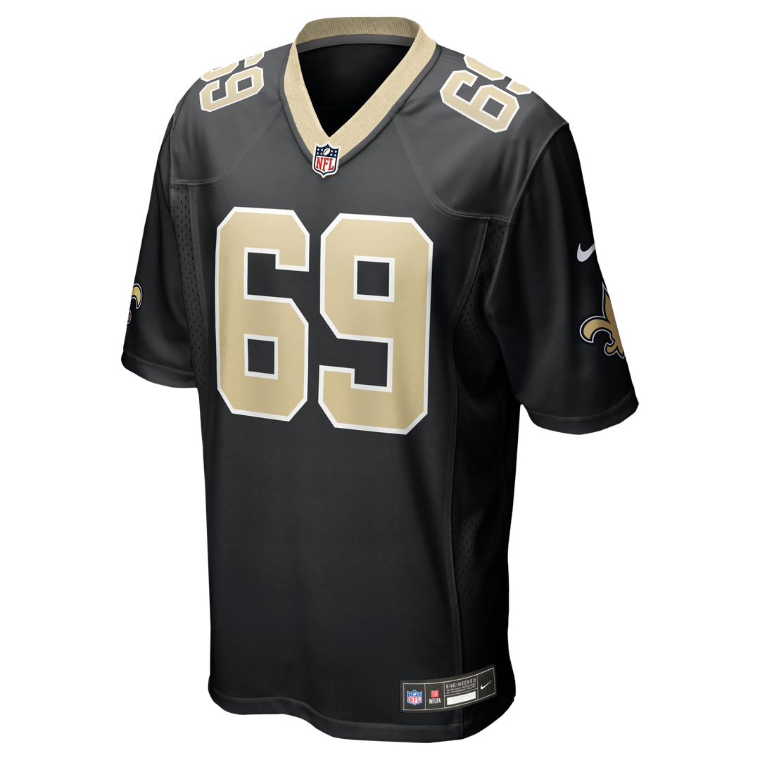 Barry Wesley New Orleans Saints Game Jersey - Black