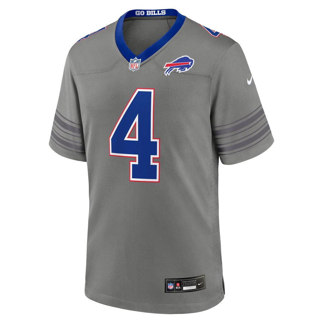 James Cook III Buffalo Bills Nickel City Game Jersey - Gray