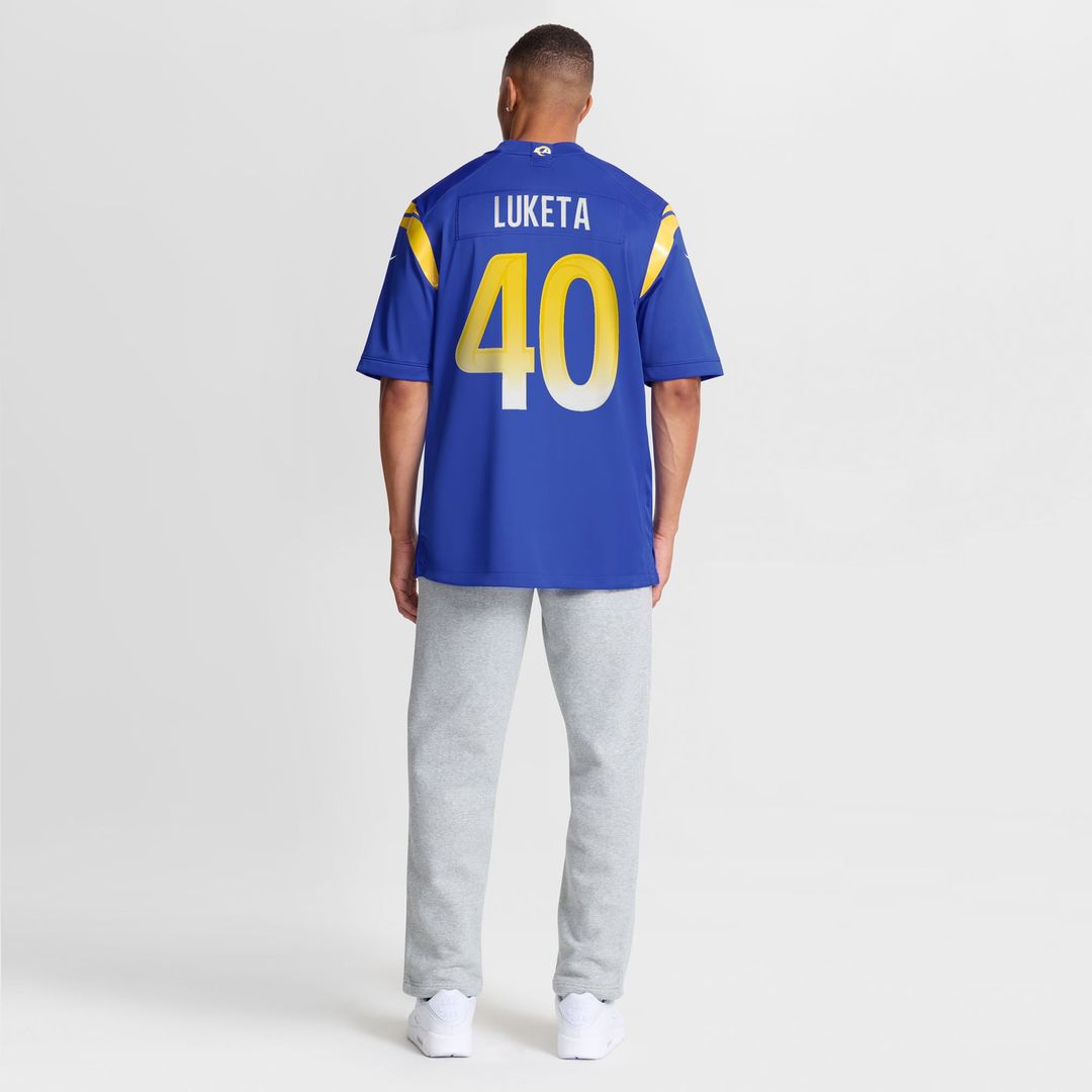Jesse Luketa Los Angeles Rams Game Jersey - Royal Blue
