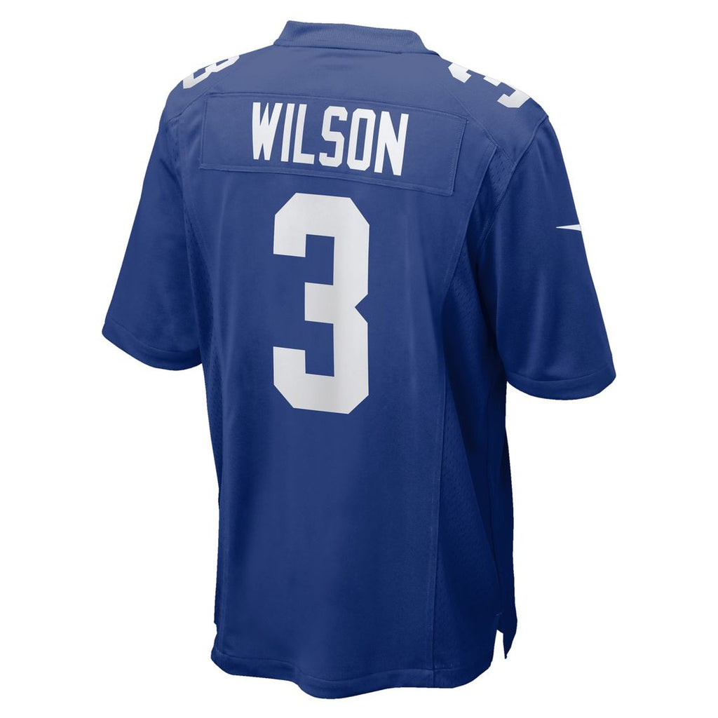 Russell Wilson New York Giants Game Jersey - Royal Blue