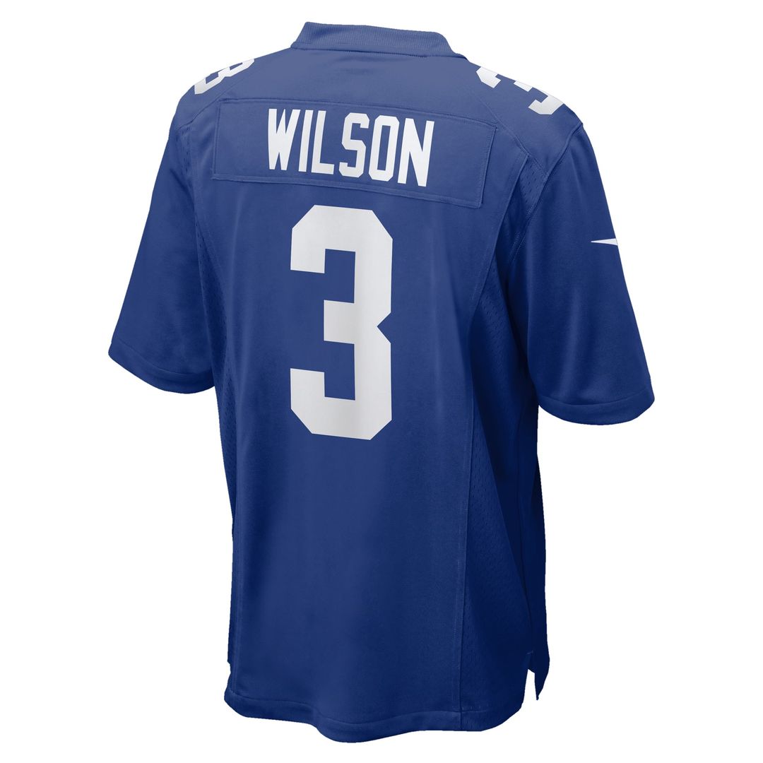 Russell Wilson New York Giants Game Jersey - Royal Blue
