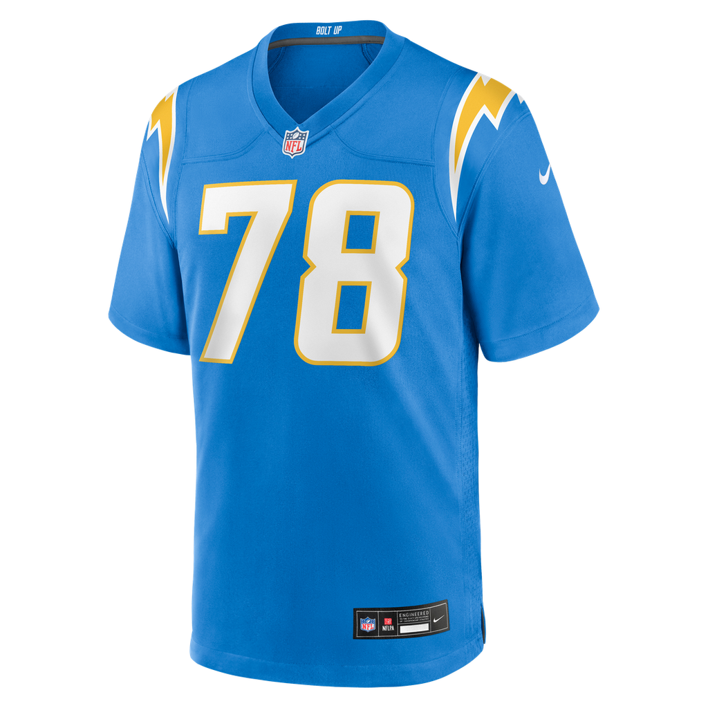 Andre James Los Angeles Chargers Game Jersey - Powder Blue