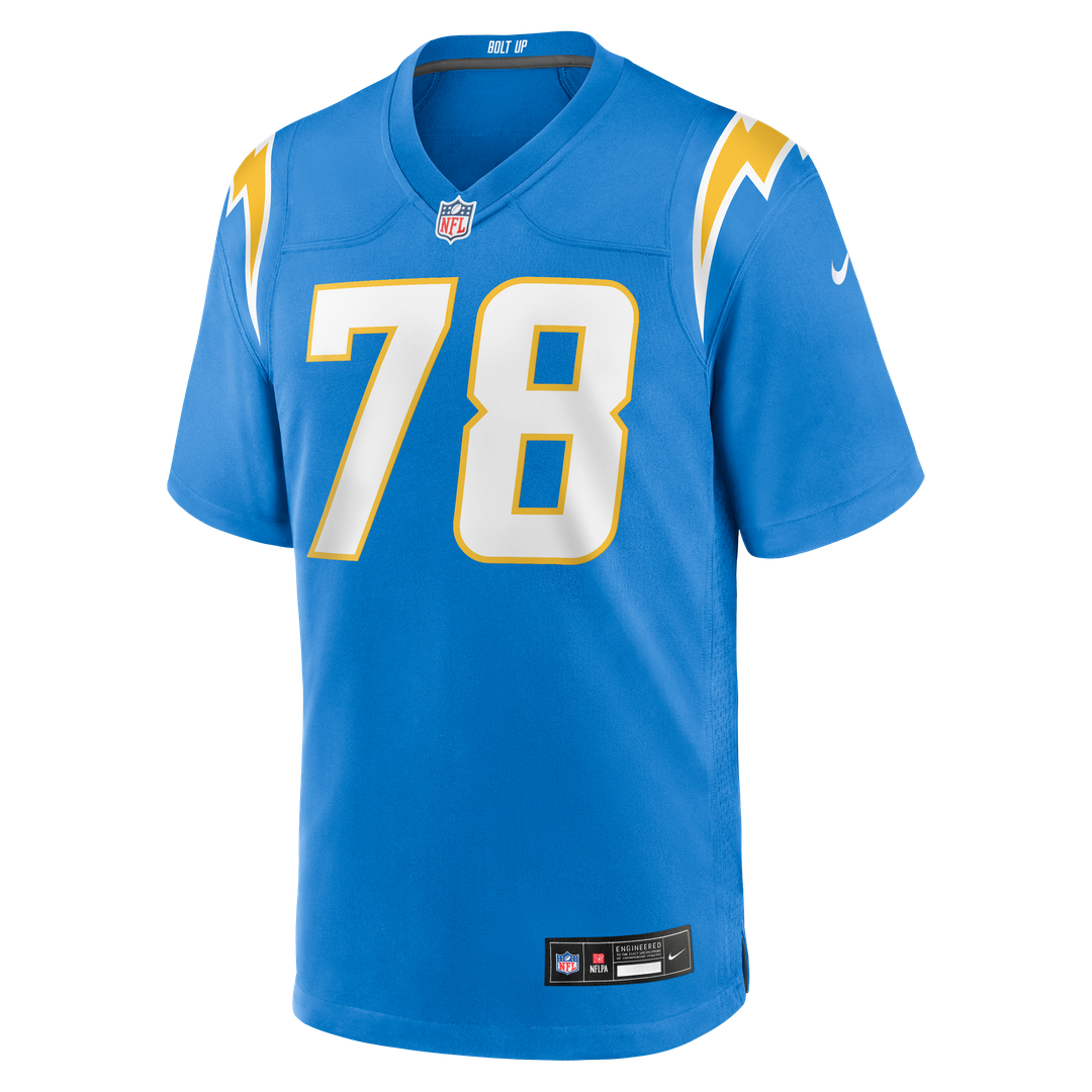 Andre James Los Angeles Chargers Game Jersey - Powder Blue