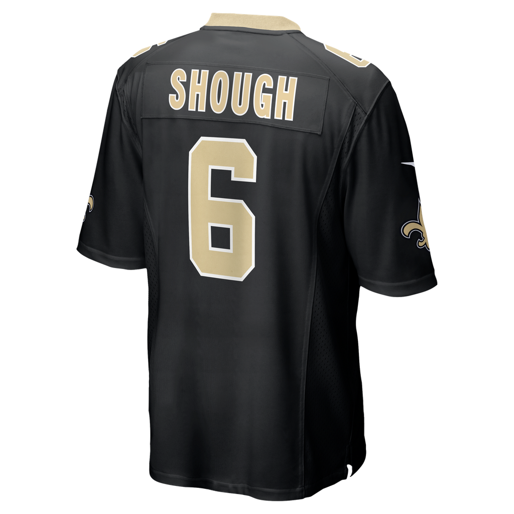 Tyler Shough New Orleans Saints Game Jersey - Black