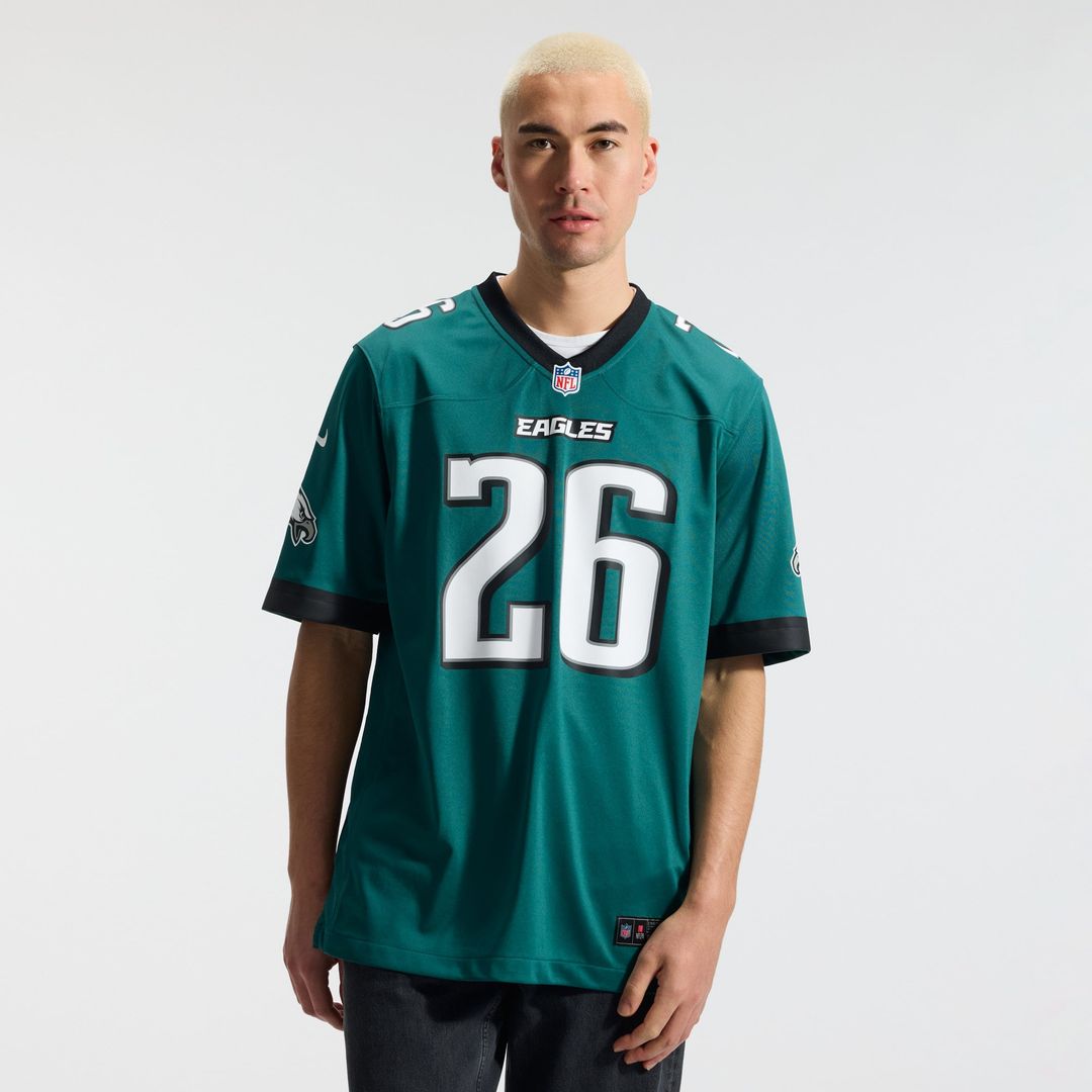 Saquon Barkley Philadelphia Eagles Game Jersey - Midnight Green