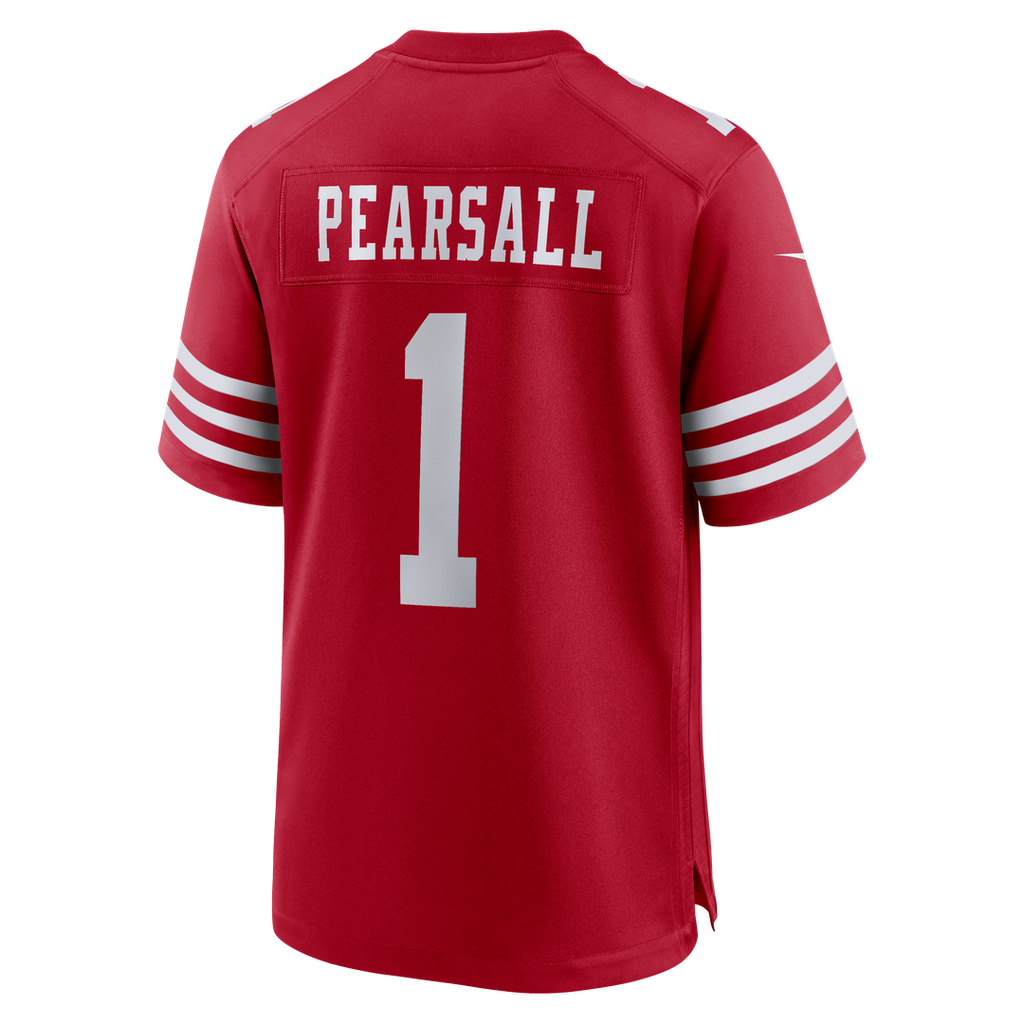 Ricky Pearsall San Francisco 49ers Game Jersey - Scarlet