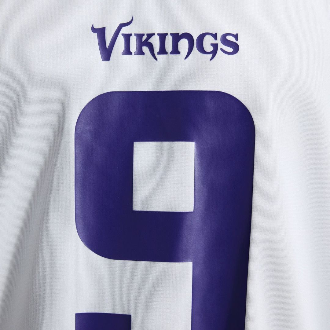 J.J. McCarthy Minnesota Vikings Game Jersey - White