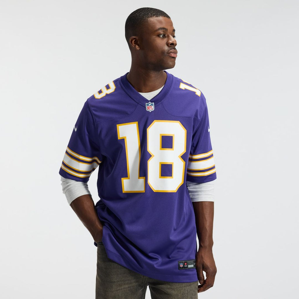 Justin Jefferson Minnesota Vikings Classic Game Jersey - Purple