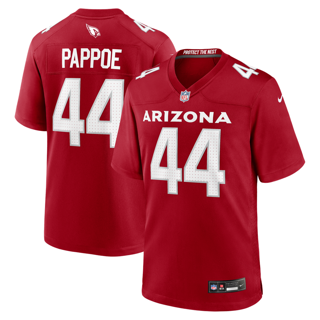 Owen Pappoe Arizona Cardinals Game Jersey - Cardinal
