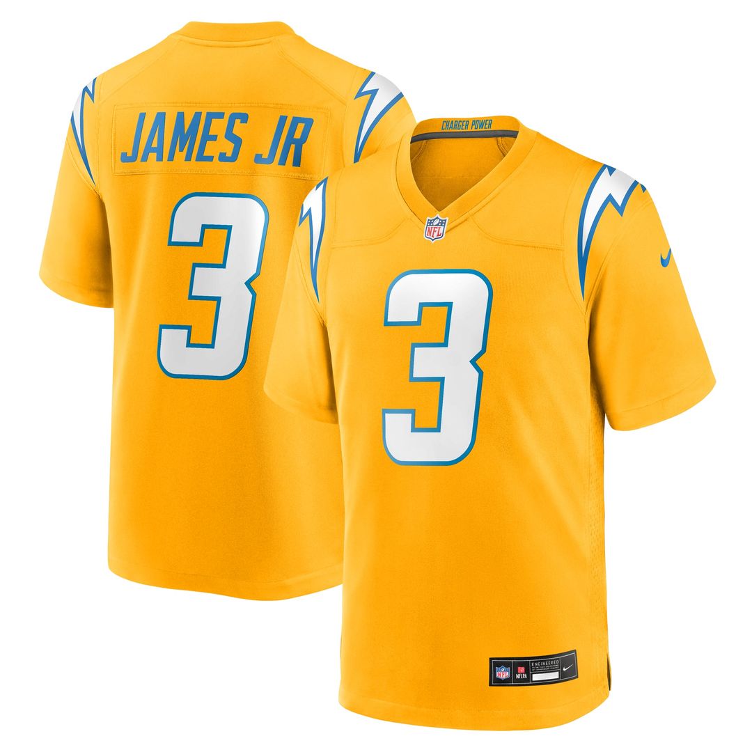 Derwin James Jr. Los Angeles Chargers Alternate Charger Power Game Jersey - Gold