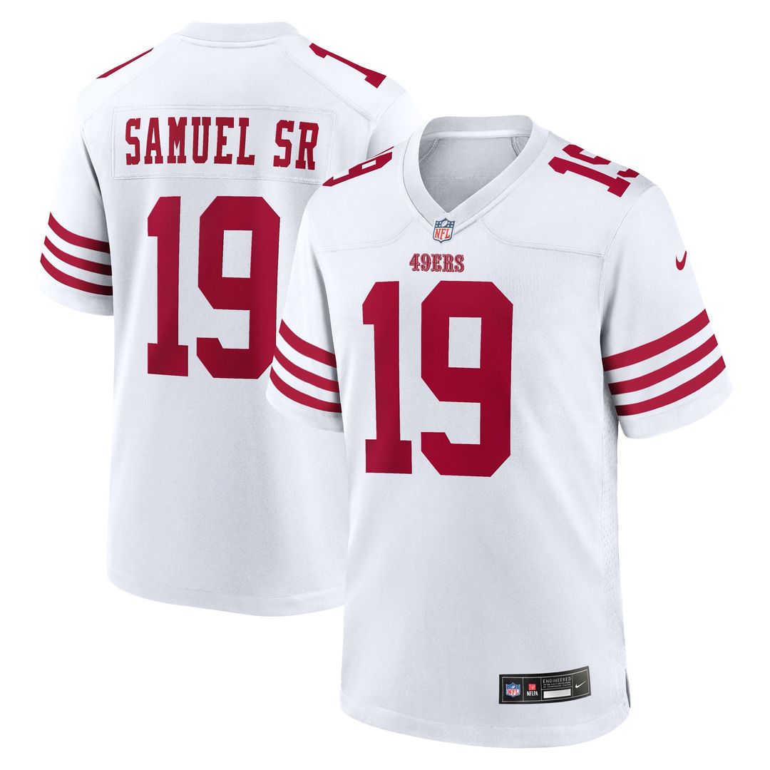 Deebo Samuel Sr San Francisco 49ers Game Jersey - Scarlet