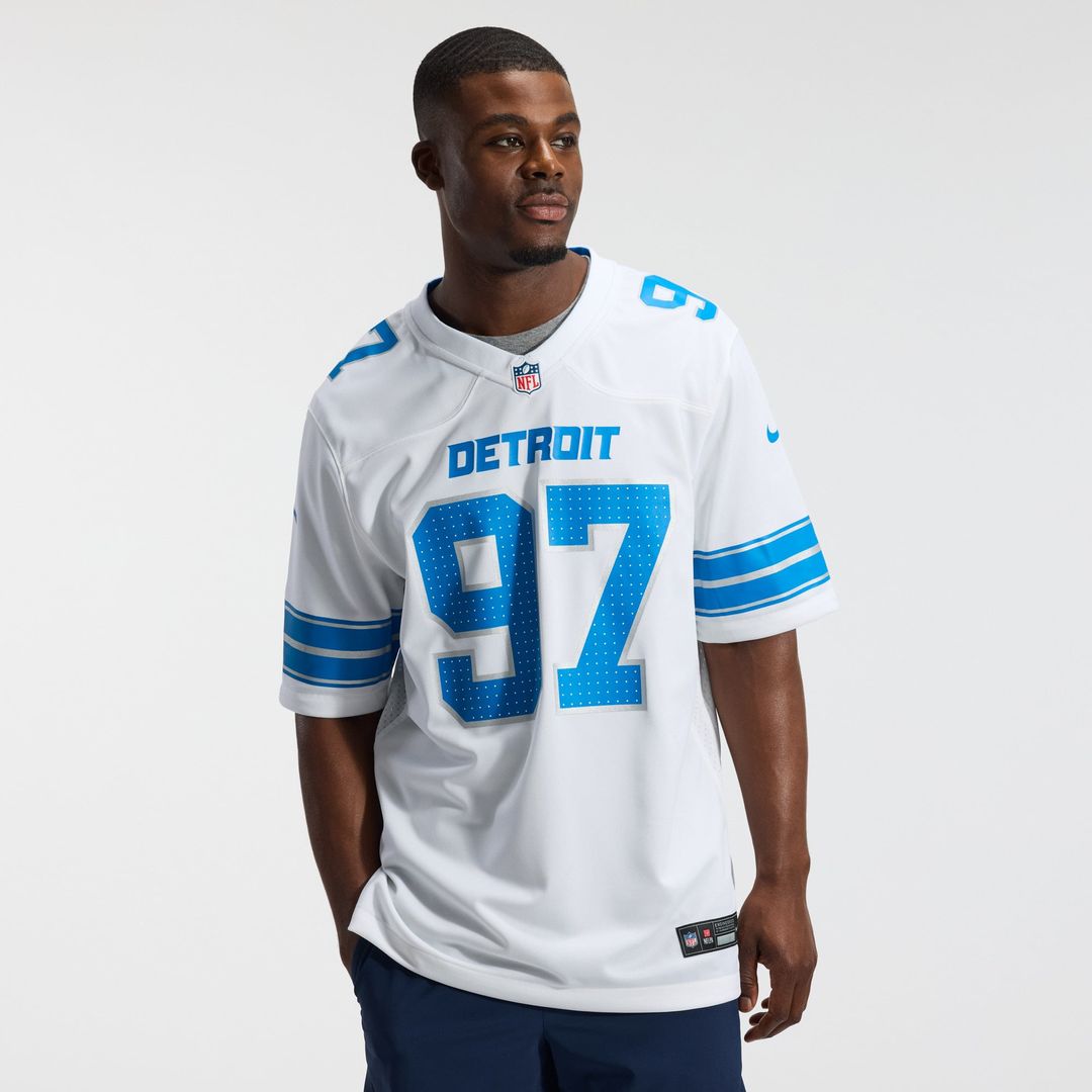Aidan Hutchinson Detroit Lions Game Jersey - White