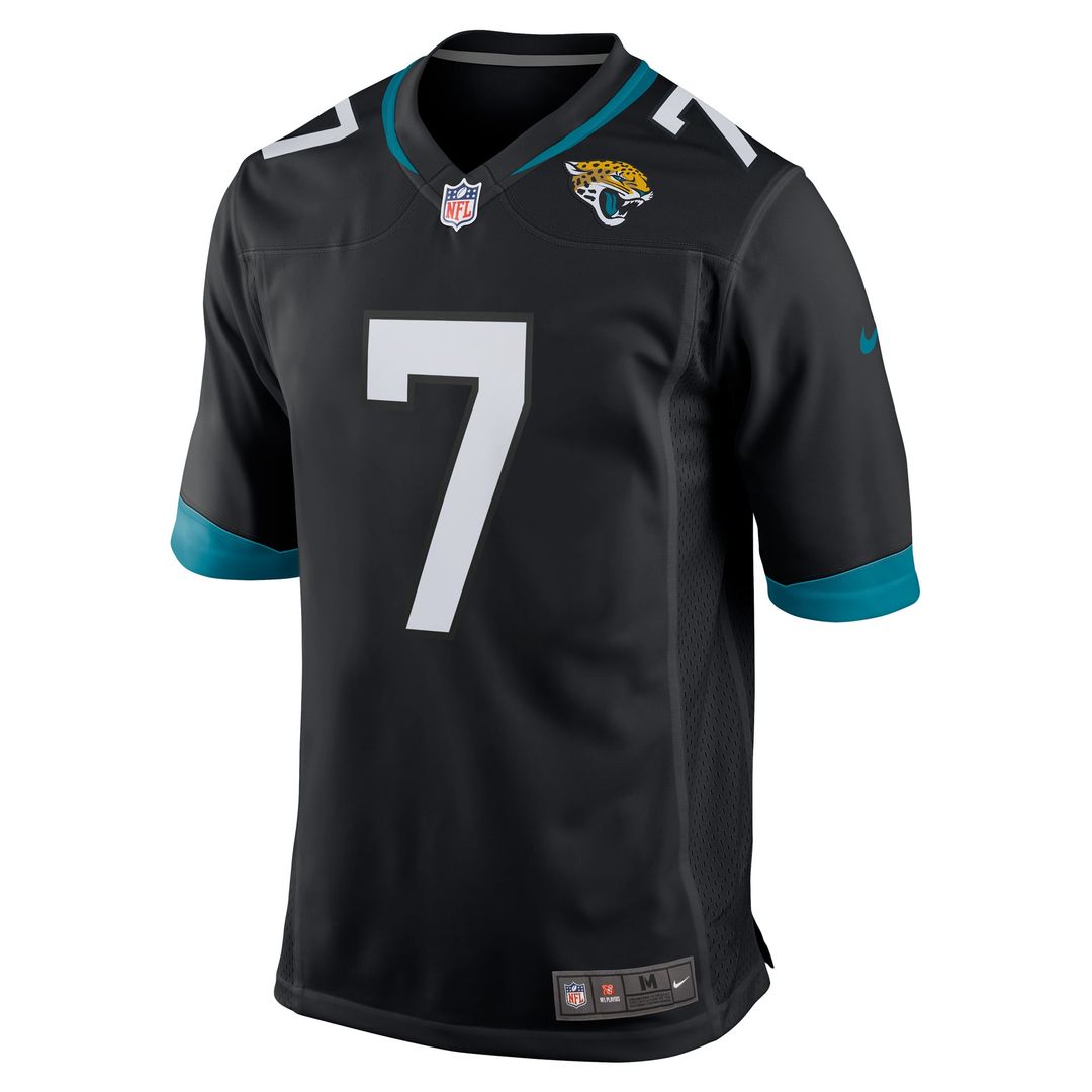 Byron Leftwich Jacksonville Jaguars Alternate Game Jersey - Black