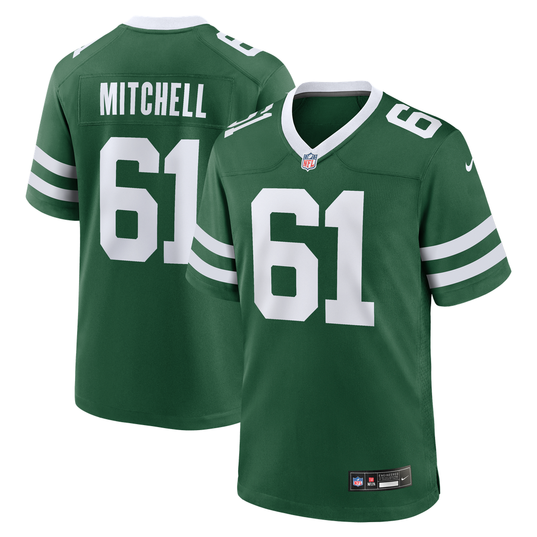 Max Mitchell New York Jets Game Jersey - Legacy Green