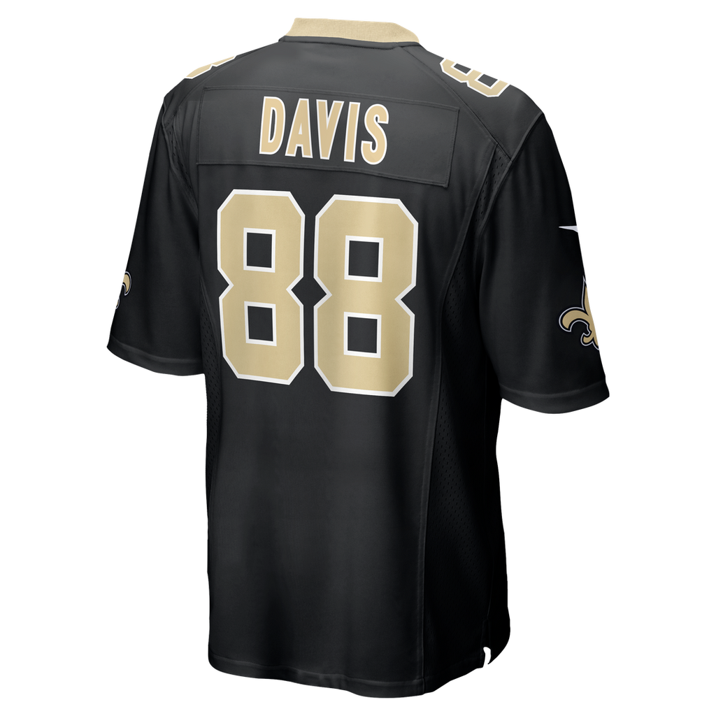 Shaquan Davis New Orleans Saints Game Jersey - Black