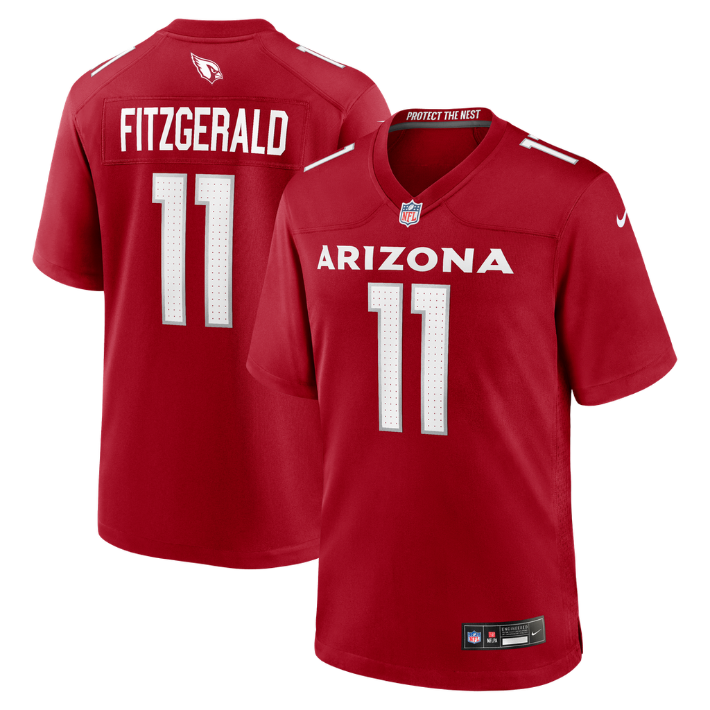 Larry Fitzgerald Arizona Cardinals Team Game Jersey - Cardinal
