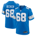 Taylor Decker Detroit Lions Game Jersey - Blue