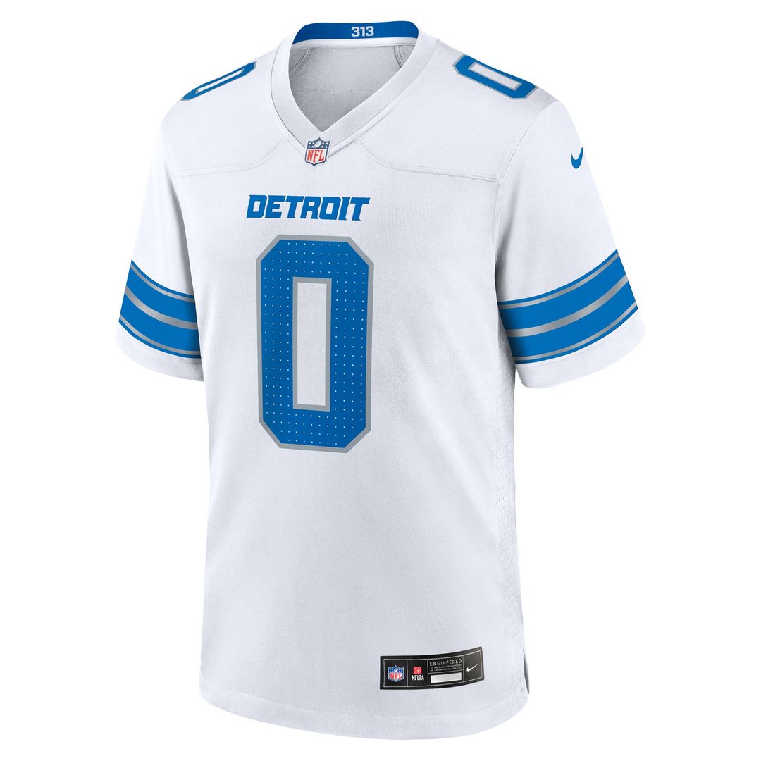 Jahmyr Gibbs Detroit Lions Game Jersey - White