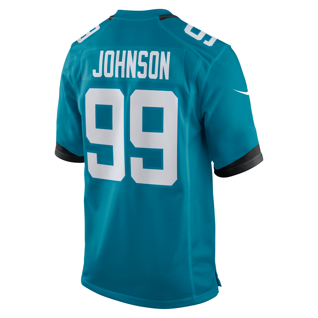 Austin Johnson Jacksonville Jaguars Game Jersey - Teal