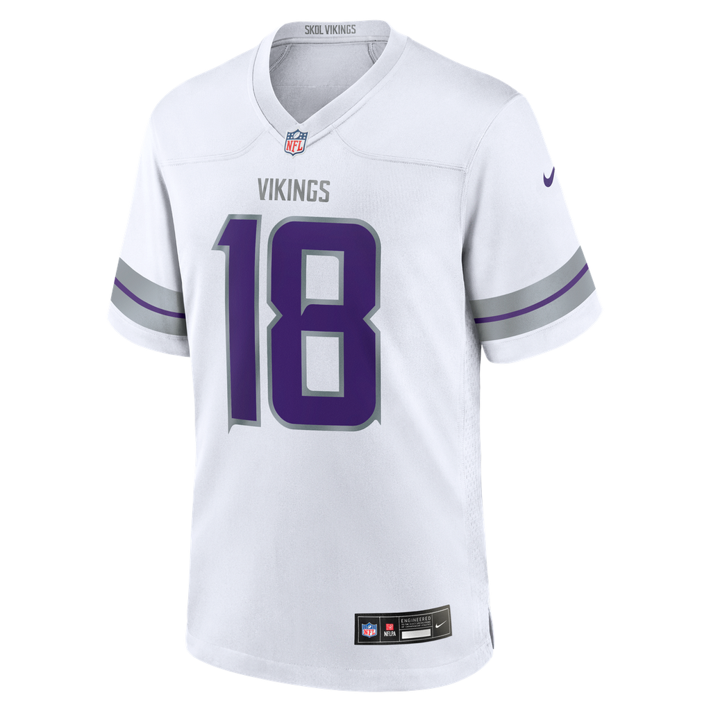 Justin Jefferson Minnesota Vikings Alternate Game Jersey - White