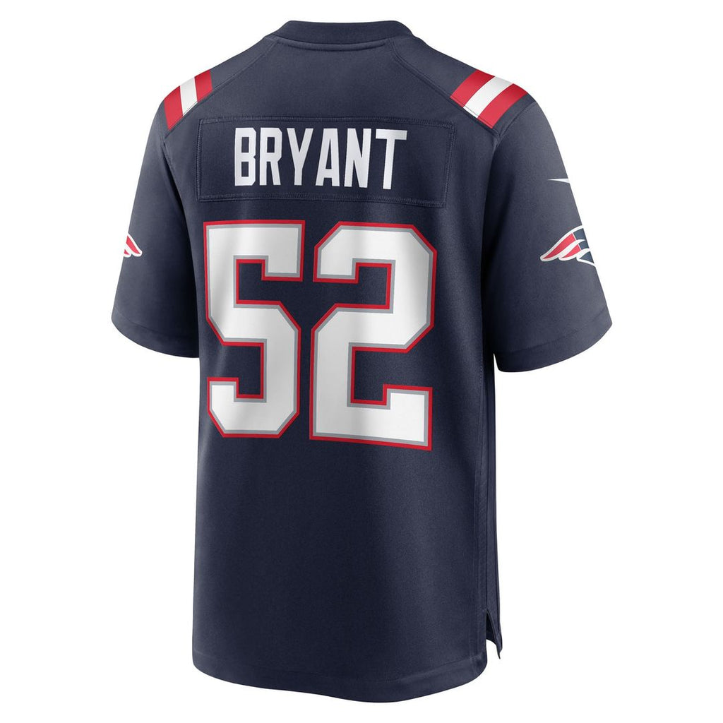 Marcus Bryant New England Patriots Game Jersey - Navy