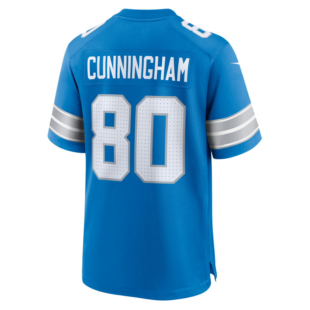Malik Cunningham Detroit Lions Game Jersey - Blue