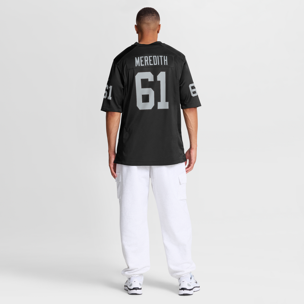 Jordan Meredith Las Vegas Raiders Game Jersey - Black