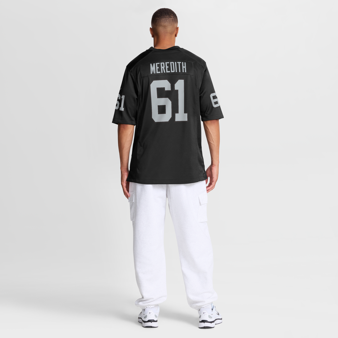 Jordan Meredith Las Vegas Raiders Game Jersey - Black