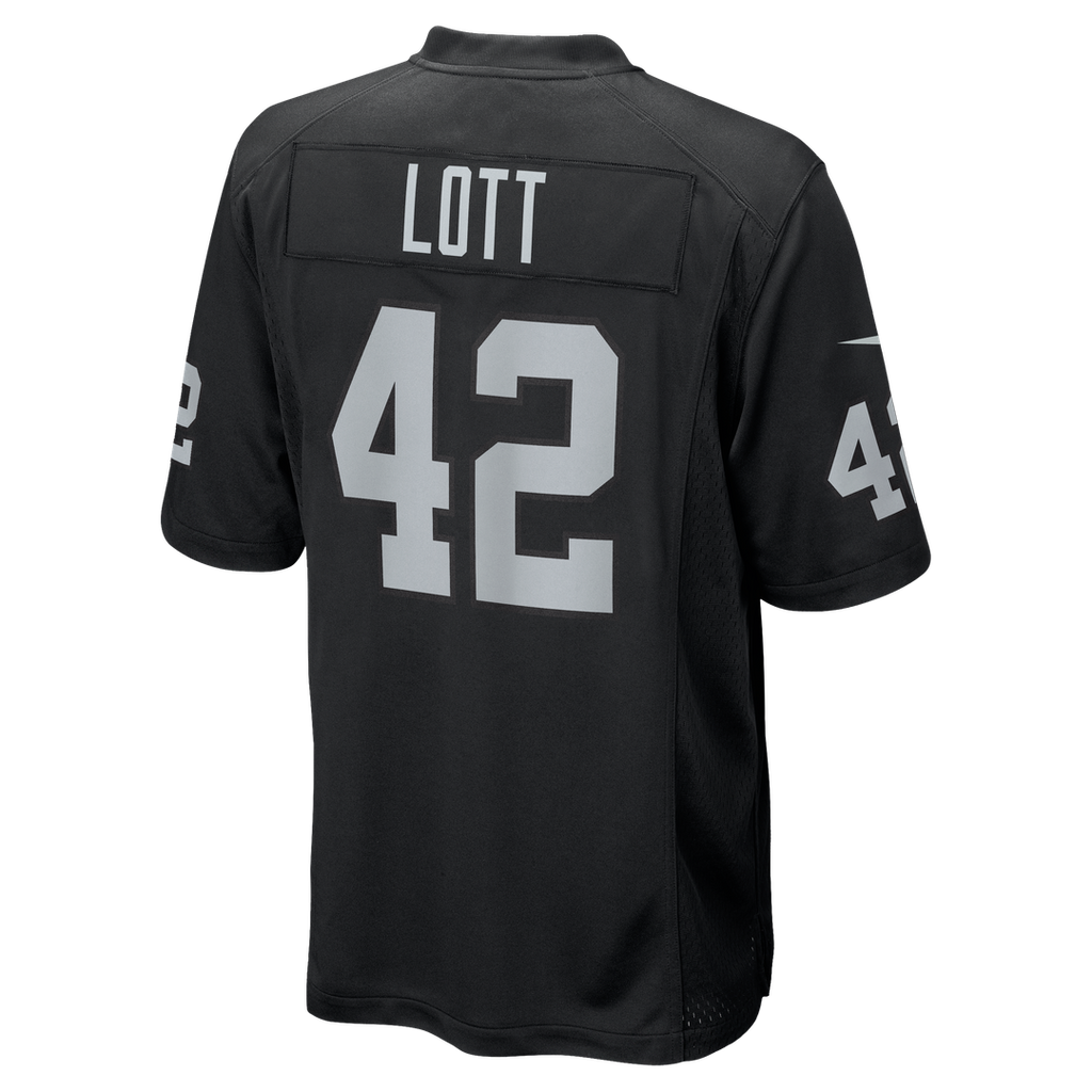 Ronnie Lott Las Vegas Raiders Game Jersey - Black