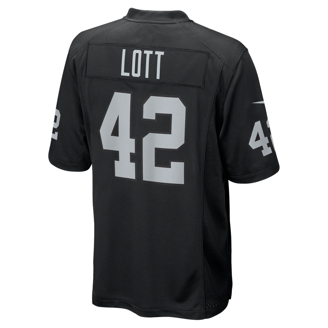 Ronnie Lott Las Vegas Raiders Game Jersey - Black
