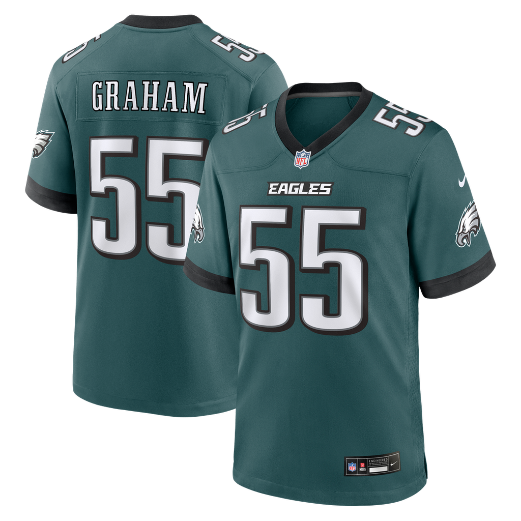 Brandon Graham Philadelphia Eagles Game Jersey - Midnight Green