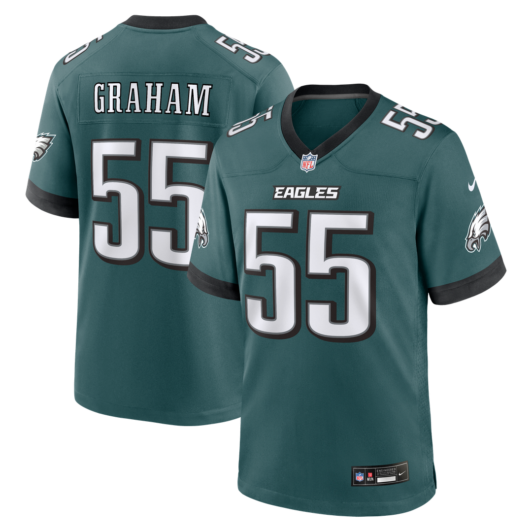 Brandon Graham Philadelphia Eagles Game Jersey - Midnight Green