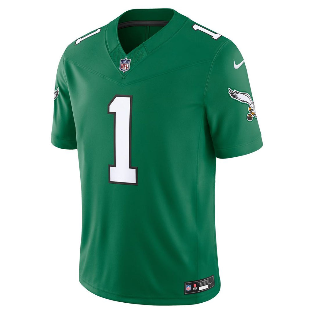 Jalen Hurts Philadelphia Eagles Vapor F.U.S.E. Stitched Limited Jersey - White