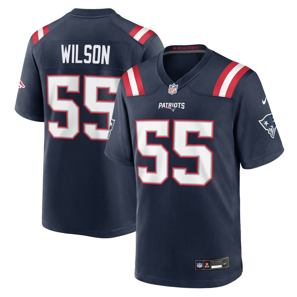 Jared Wilson New England Patriots Game Jersey - Navy