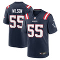 Jared Wilson New England Patriots Game Jersey - Navy