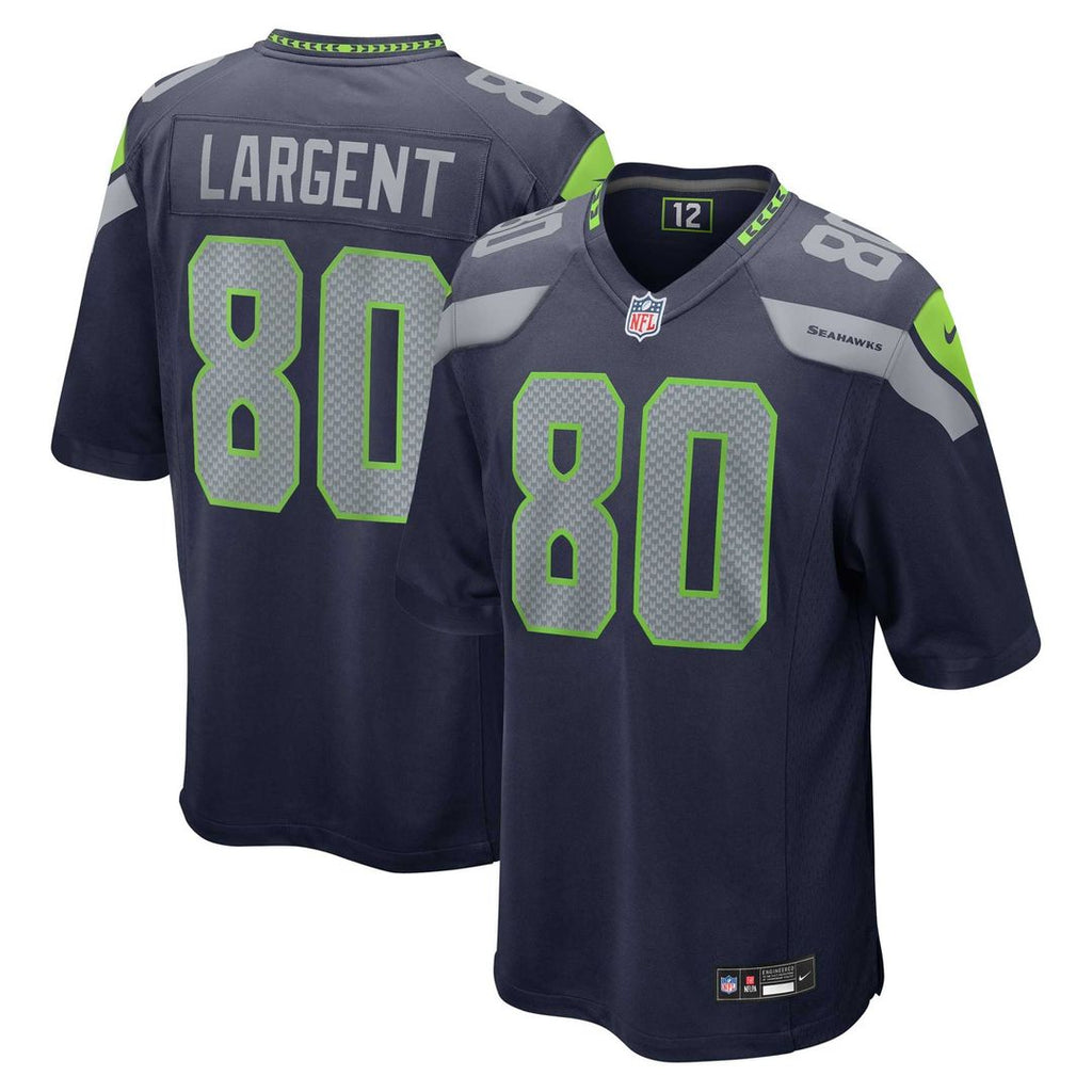 Steve Largent Seattle Seahawks Game Jersey - College Navy