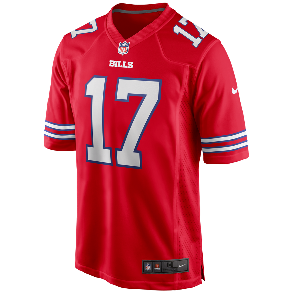 Josh Allen Buffalo Bills Alternate Game Jersey - Red