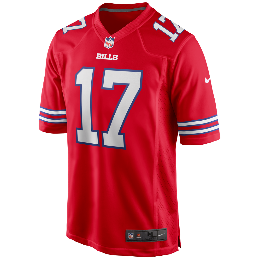 Josh Allen Buffalo Bills Alternate Game Jersey - Red