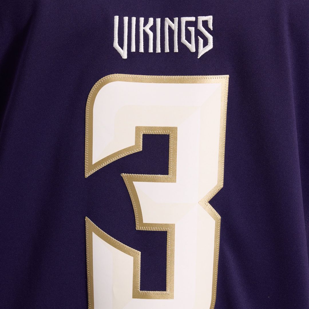Jordan Addison Minnesota Vikings 2026 Rivalries Collection Stitched Limited Jersey - Purple