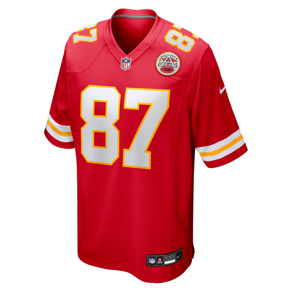 Travis Kelce Kansas City Chiefs Game Jersey - White