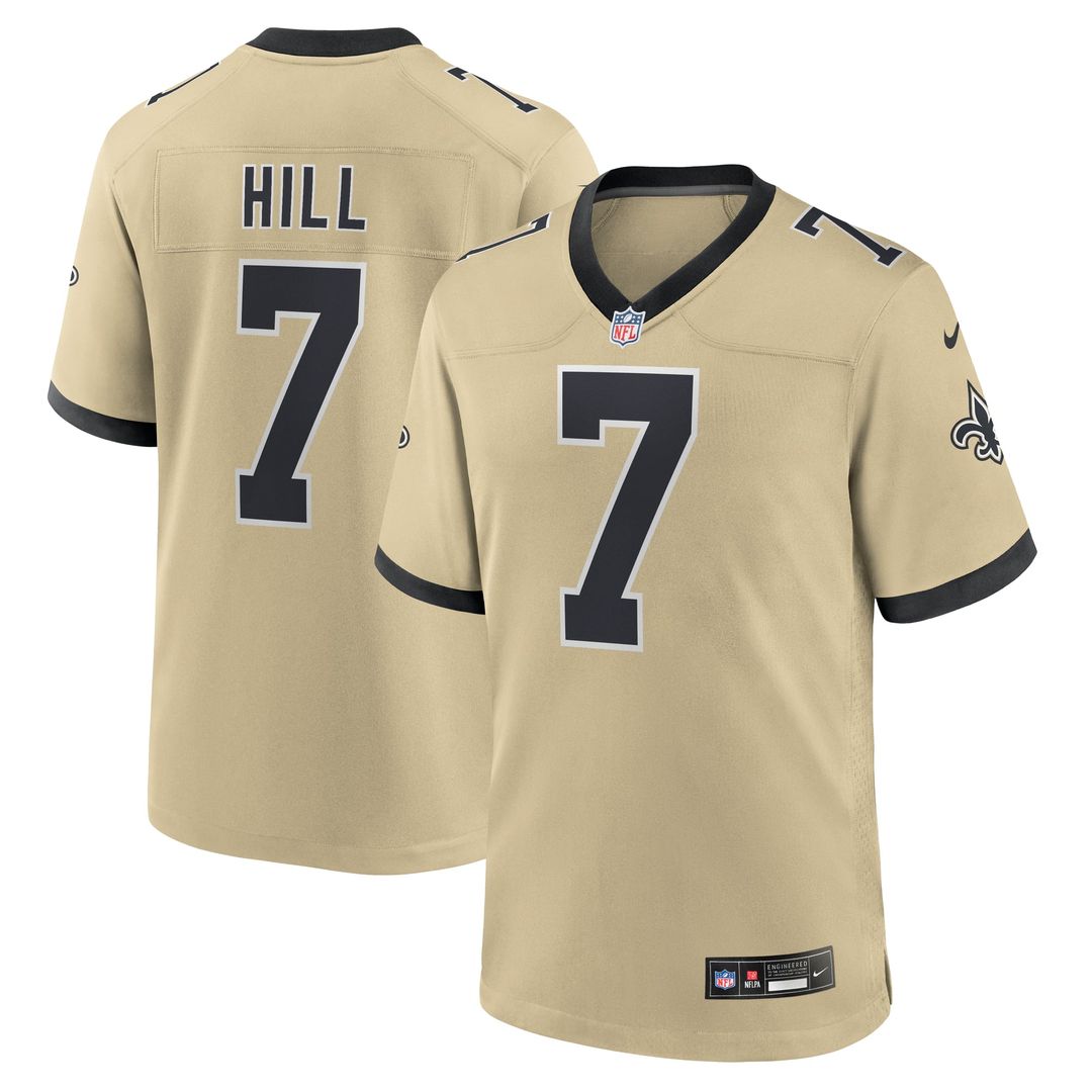 Taysom Hill New Orleans Saints Gameday Golds Alternate Game Jersey - Gold