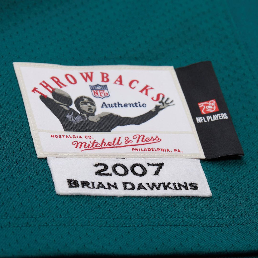 Brian Dawkins Philadelphia Eagles 2007 Authentic Throwback Jersey - Green