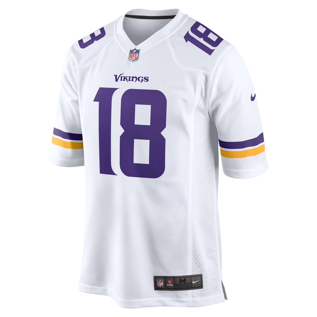 Justin Jefferson Minnesota Vikings Game Jersey - White