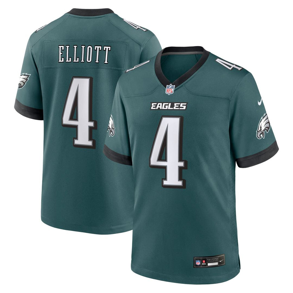 Jake Elliott Philadelphia Eagles Game Jersey - Midnight Green