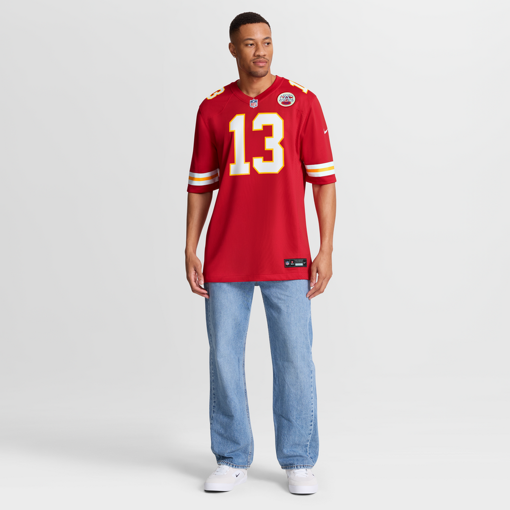 Nazeeh Johnson Kansas City Chiefs Game Jersey - Red