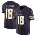 Justin Jefferson Minnesota Vikings 2026 Rivalries Collection Stitched Limited Jersey - Purple