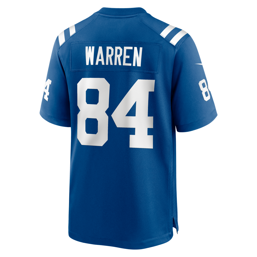 Tyler Warren Indianapolis Colts Game Jersey - Royal Blue