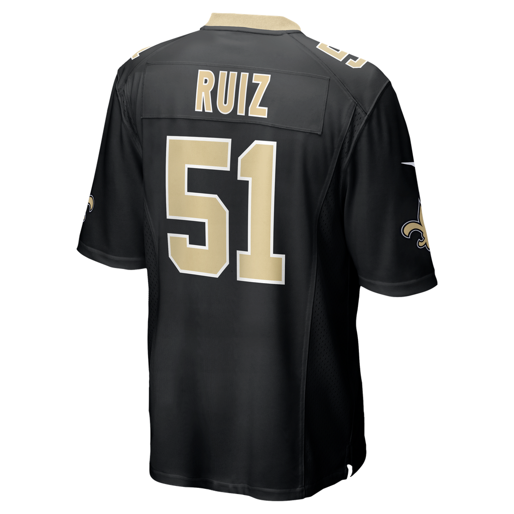 Cesar Ruiz New Orleans Saints Game Jersey - Black