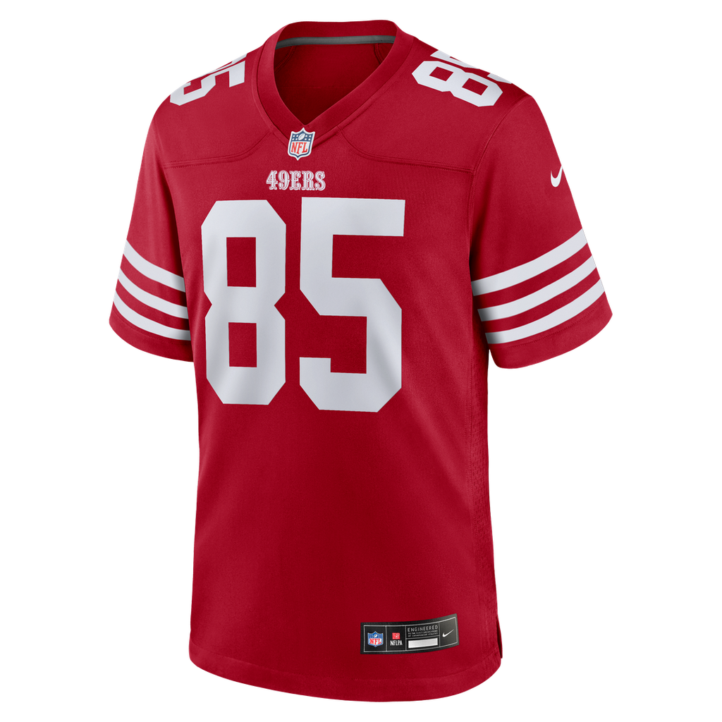 George Kittle San Francisco 49ers Game Jersey - Scarlet